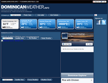 Tablet Screenshot of dominicanweather.info